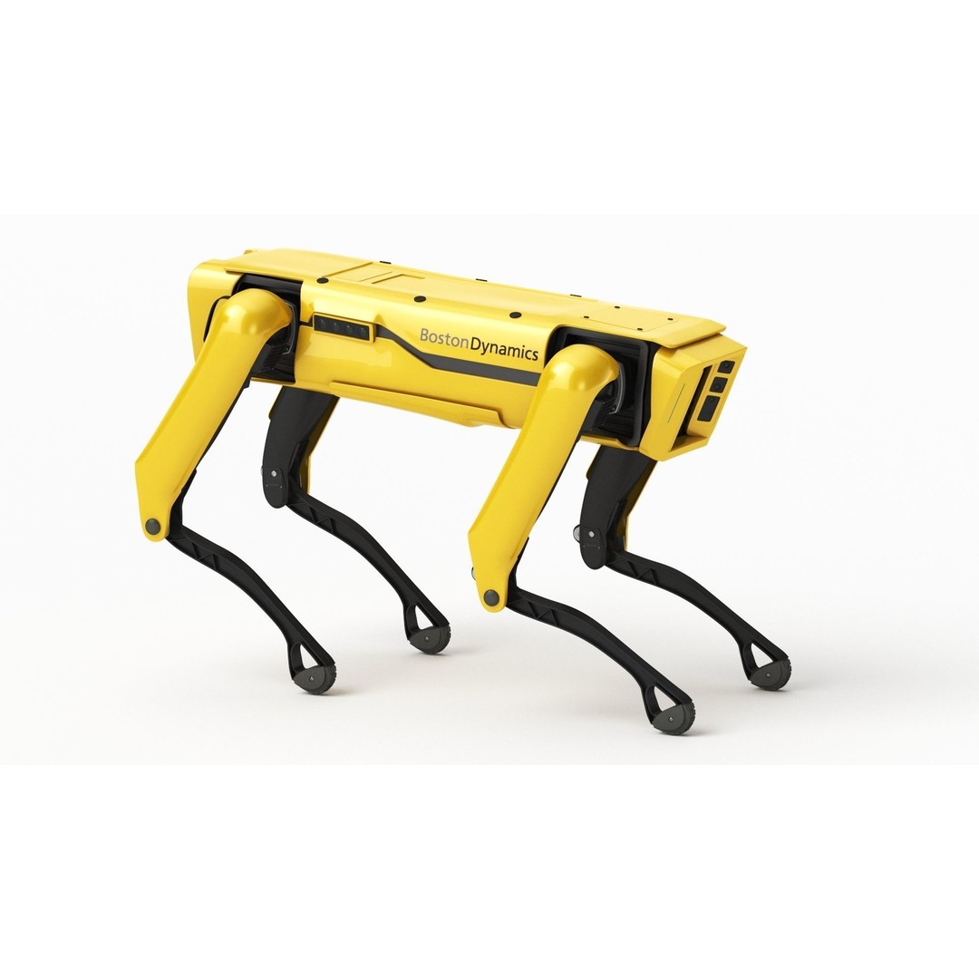 Boston Dynamics Spot Mini 3D Model – High Poly Robot Dog, FBX, PBR Textures - View 27