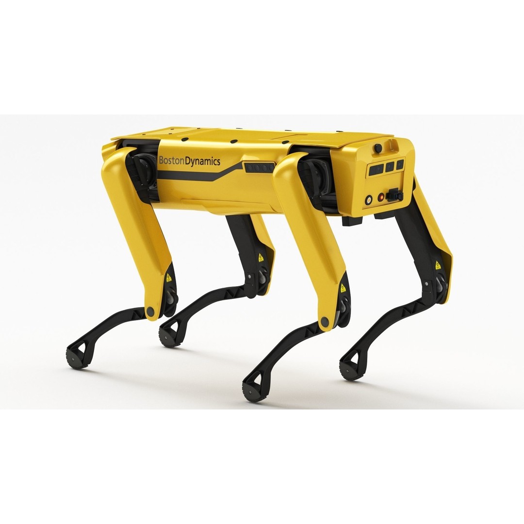 Boston Dynamics Spot Mini 3D Model – High Poly Robot Dog, FBX, PBR Textures - View 3