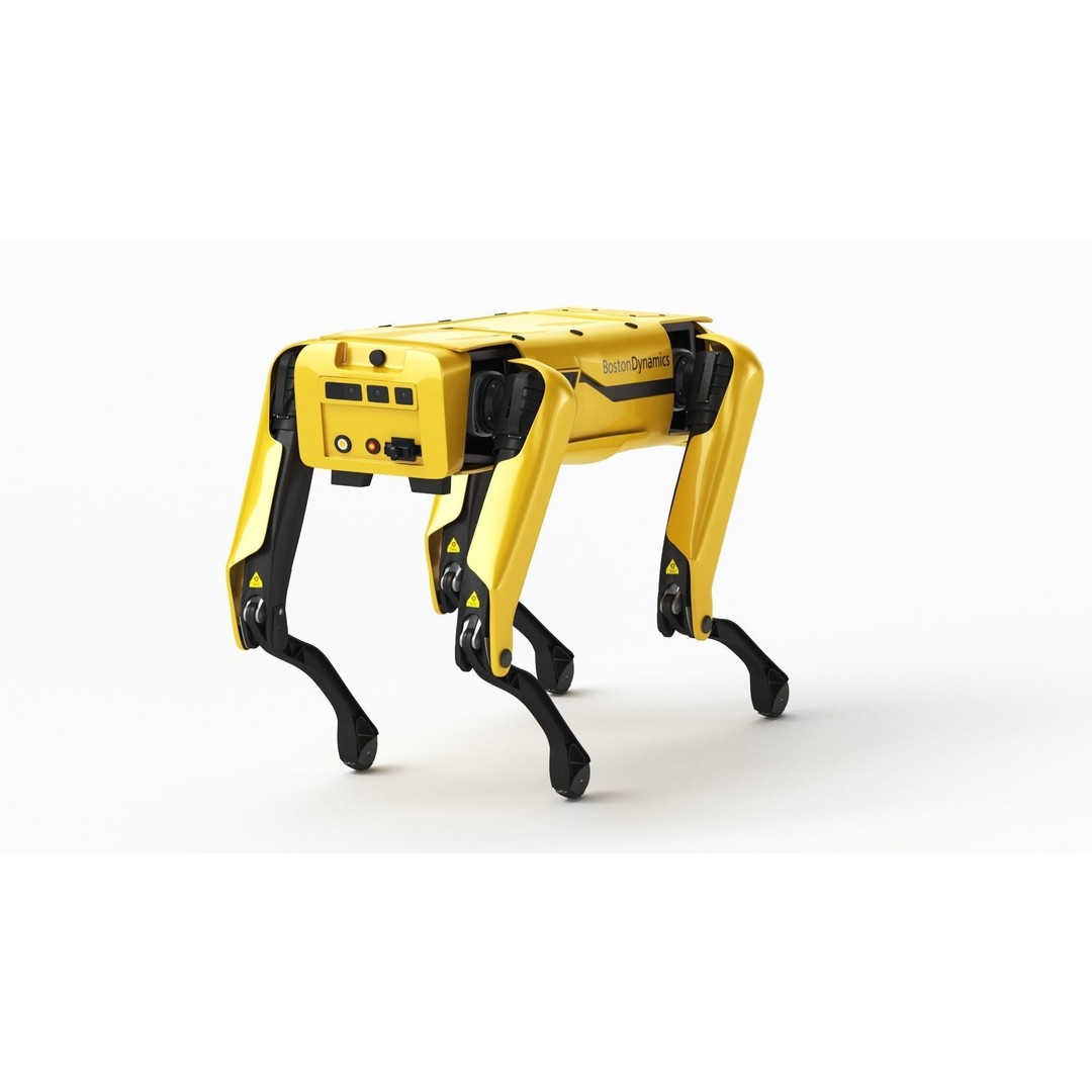 Boston Dynamics Spot Mini 3D Model – High Poly Robot Dog, FBX, PBR Textures - View 30
