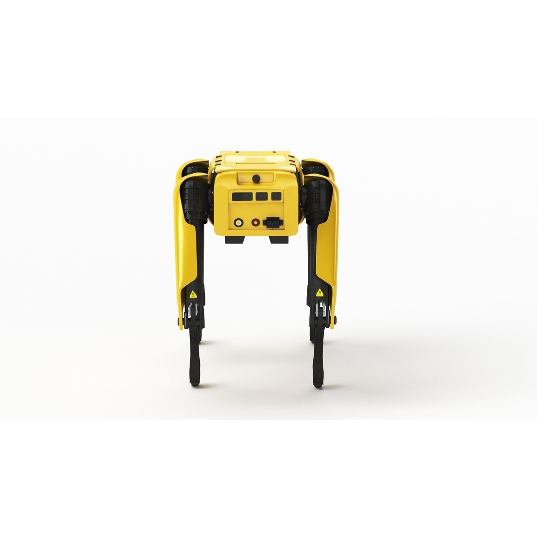 Boston Dynamics Spot Mini 3D Model – High Poly Robot Dog, FBX, PBR Textures - View 31