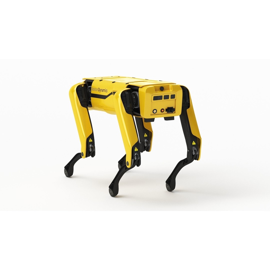 Boston Dynamics Spot Mini 3D Model – High Poly Robot Dog, FBX, PBR Textures - View 32