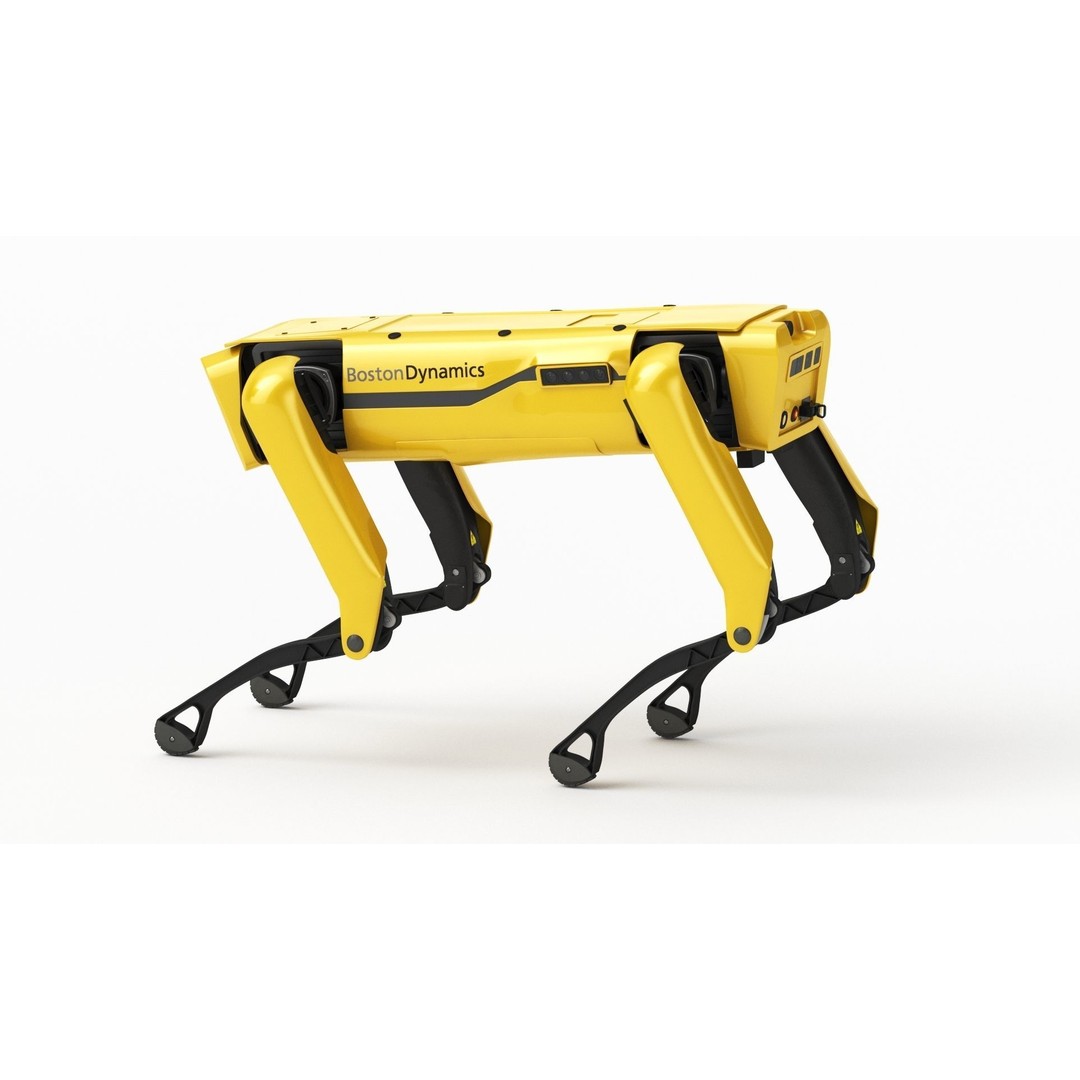 Boston Dynamics Spot Mini 3D Model – High Poly Robot Dog, FBX, PBR Textures - View 34