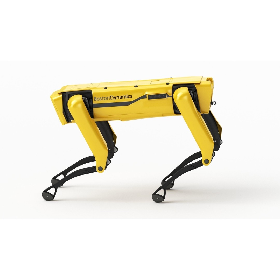 Boston Dynamics Spot Mini 3D Model – High Poly Robot Dog, FBX, PBR Textures - View 35