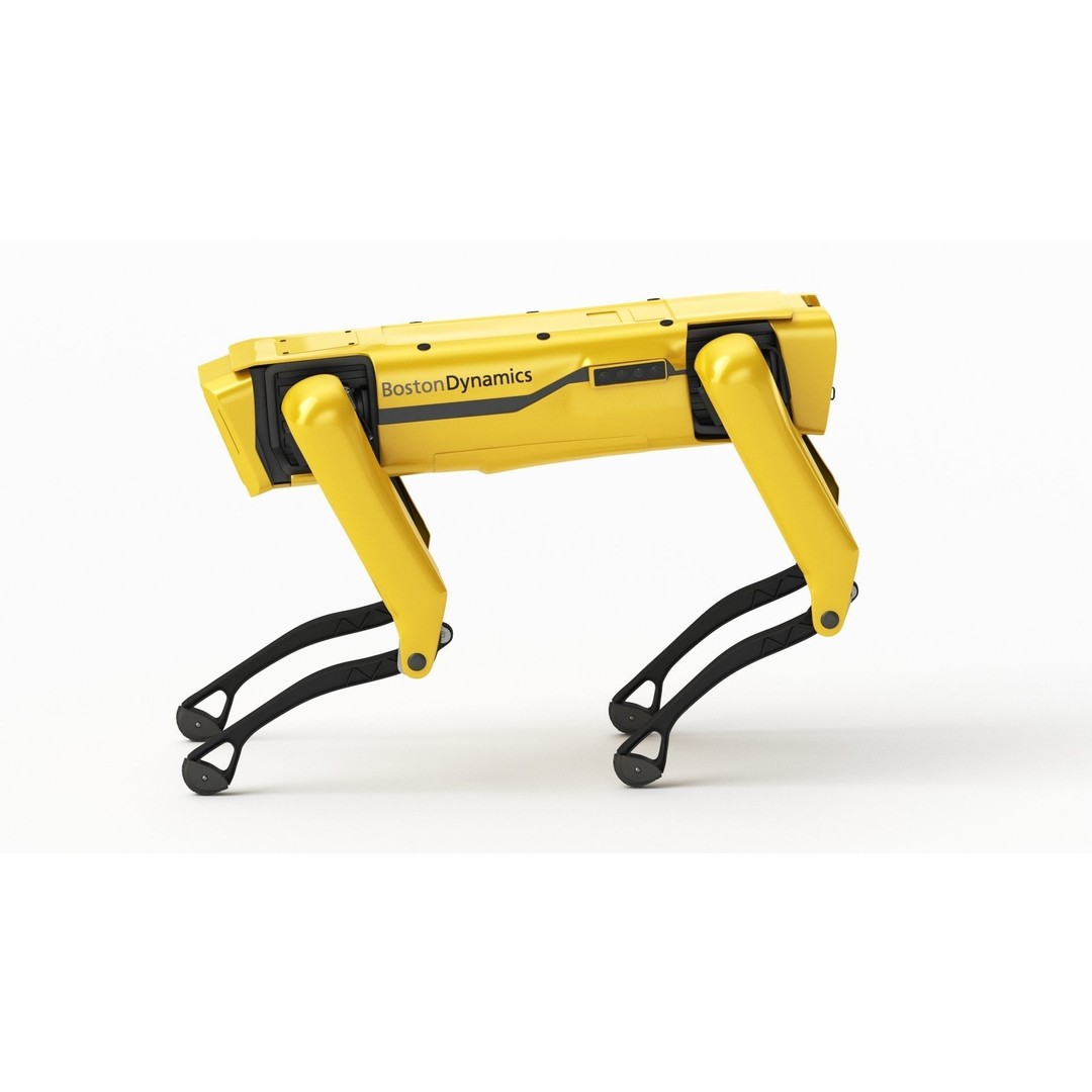 Boston Dynamics Spot Mini 3D Model – High Poly Robot Dog, FBX, PBR Textures - View 36