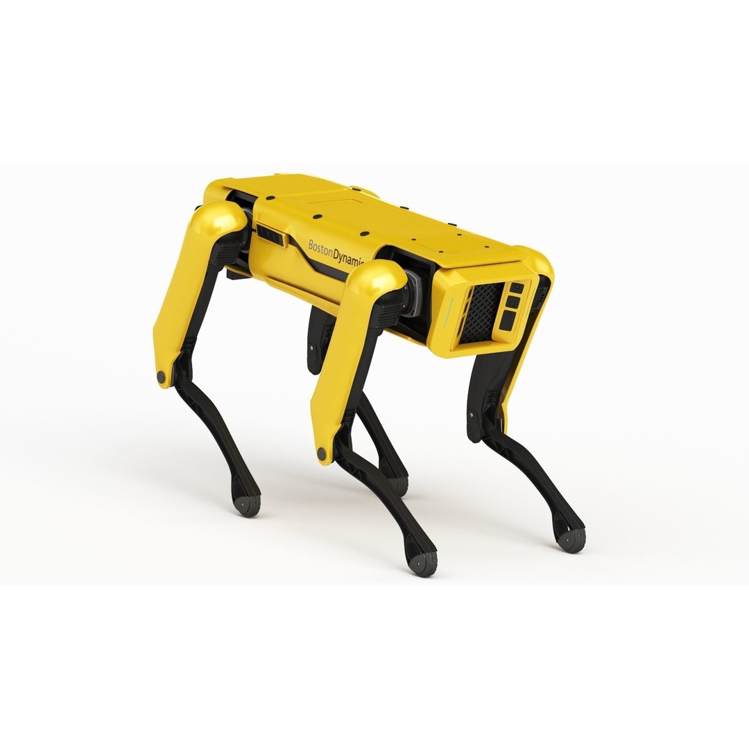 Boston Dynamics Spot Mini 3D Model – High Poly Robot Dog, FBX, PBR Textures - View 4