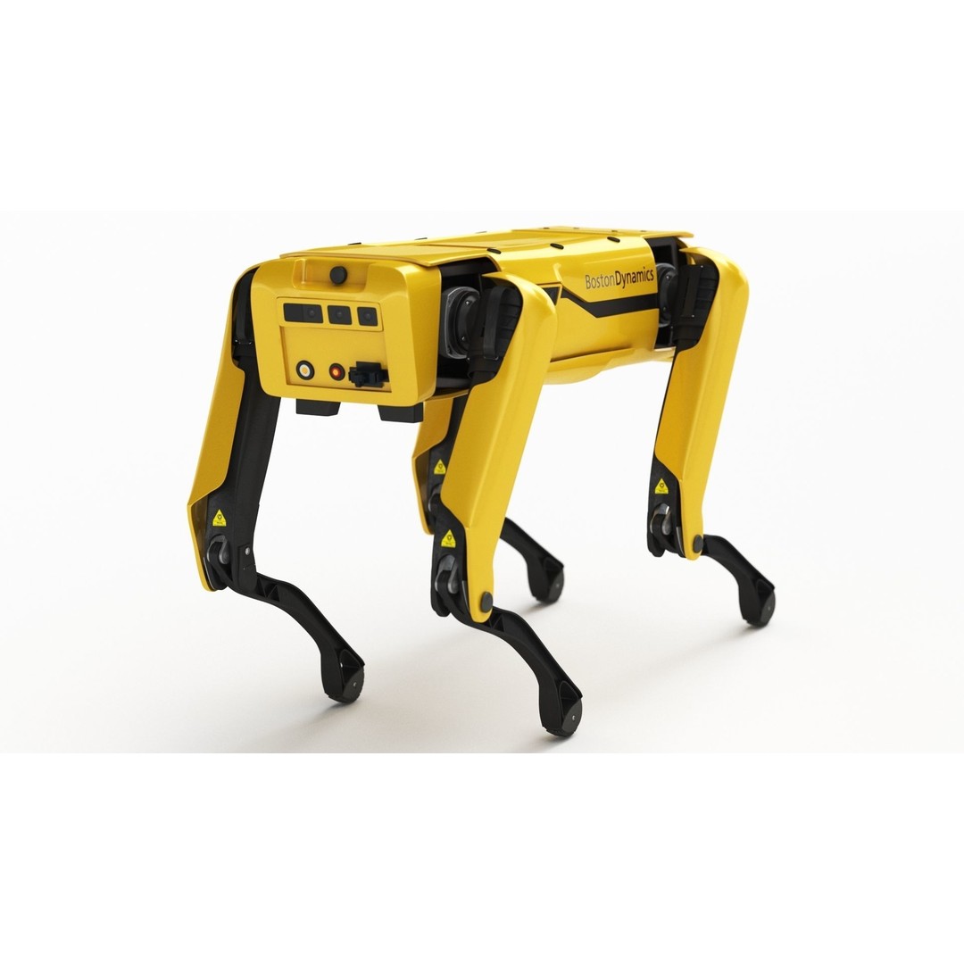 Boston Dynamics Spot Mini 3D Model – High Poly Robot Dog, FBX, PBR Textures - View 5