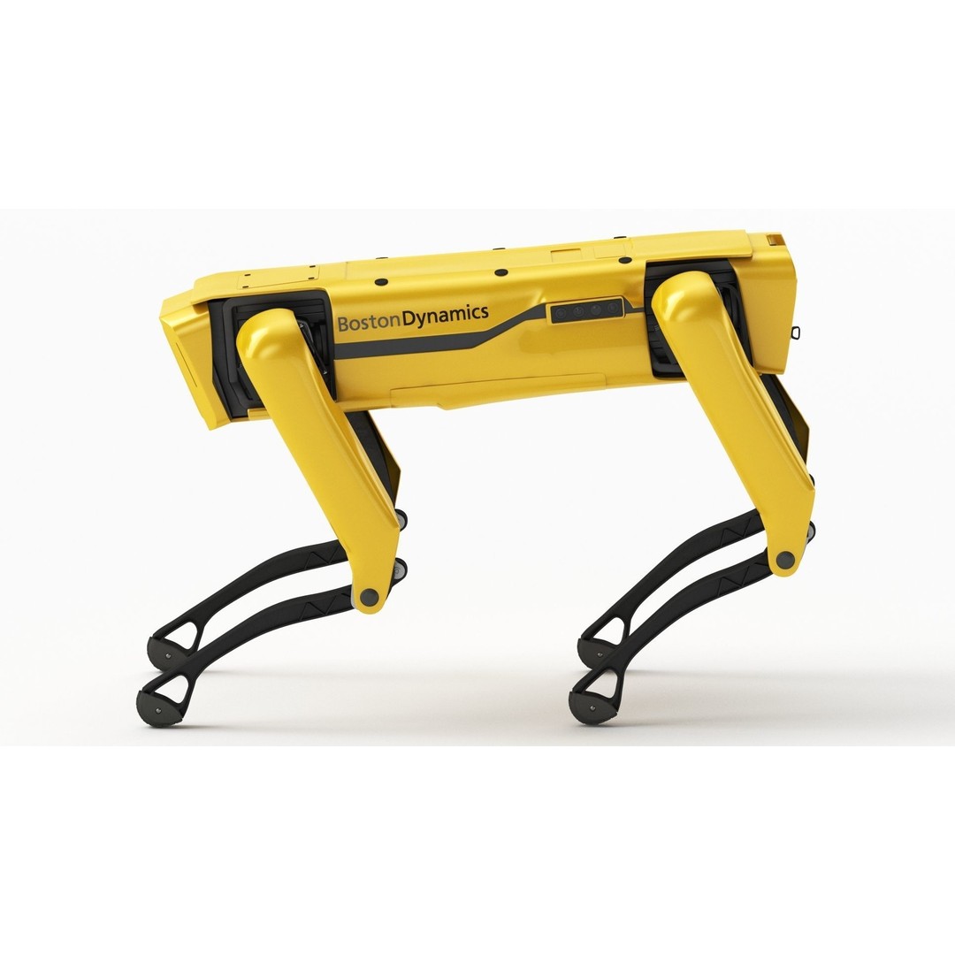 Boston Dynamics Spot Mini 3D Model – High Poly Robot Dog, FBX, PBR Textures - View 6
