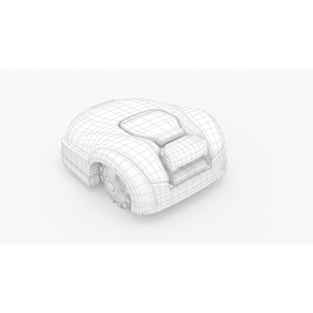 Robomow RK4000 3D Model – High Poly Robot Lawn Mower, FBX, OBJ, PBR - View 10