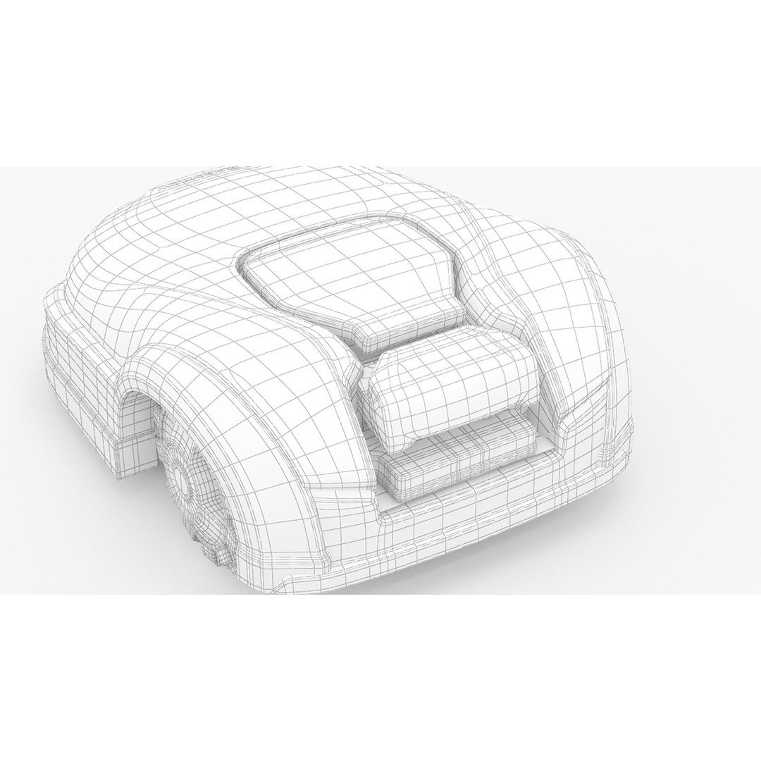 Robomow RK4000 3D Model – High Poly Robot Lawn Mower, FBX, OBJ, PBR - View 14