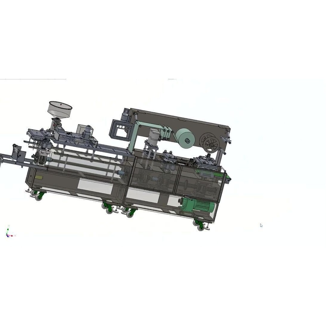 Aluminium Blister Packing Machine 3D Model – Industrial Packaging Asset