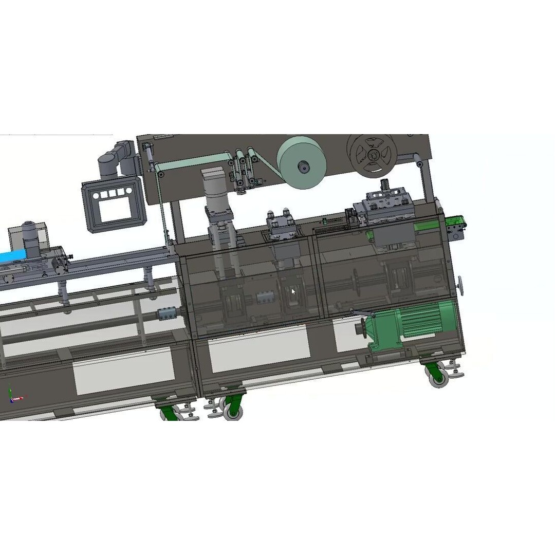 Aluminium Blister Packing Machine 3D Model – Industrial Packaging Asset - View 13