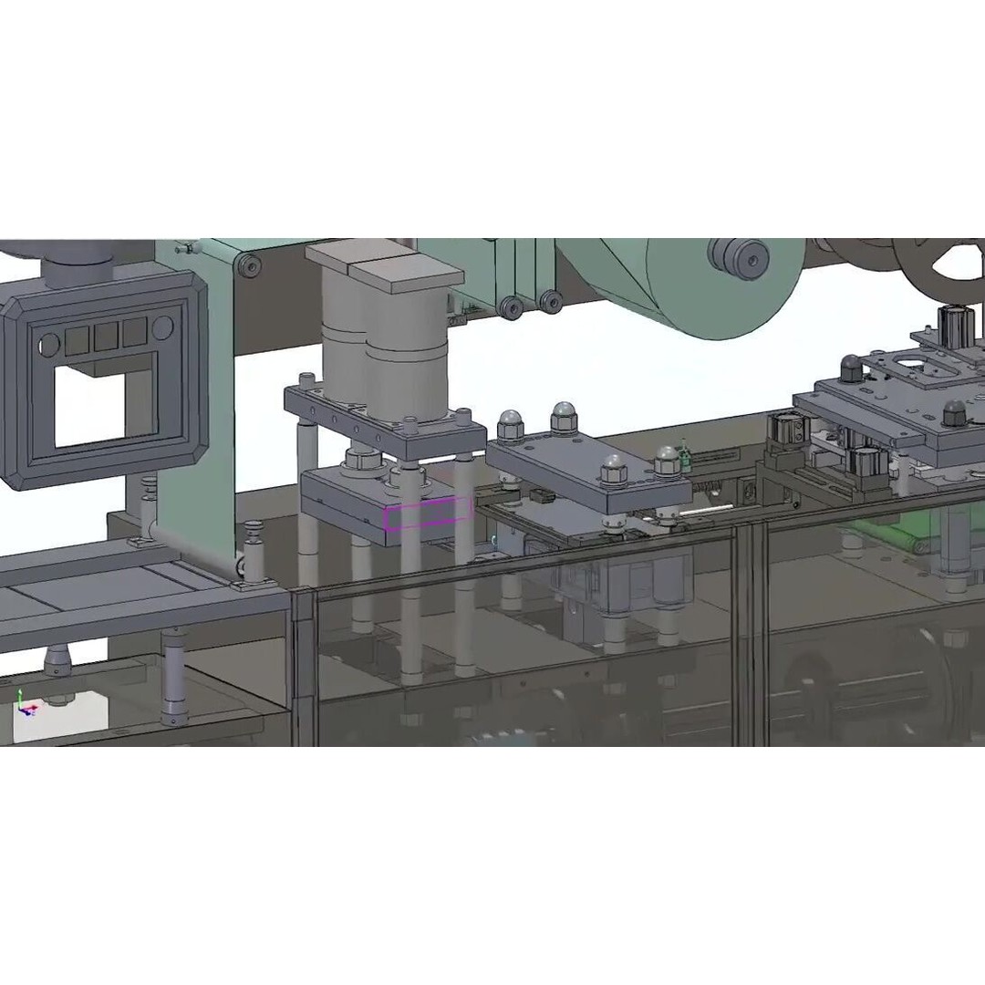 Aluminium Blister Packing Machine 3D Model – Industrial Packaging Asset - View 14