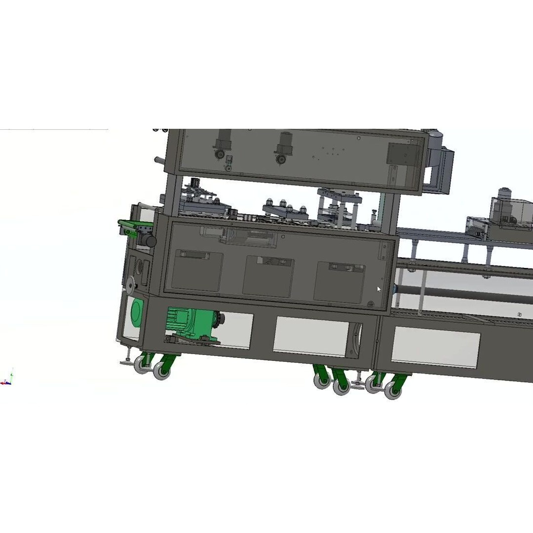 Aluminium Blister Packing Machine 3D Model – Industrial Packaging Asset - View 17