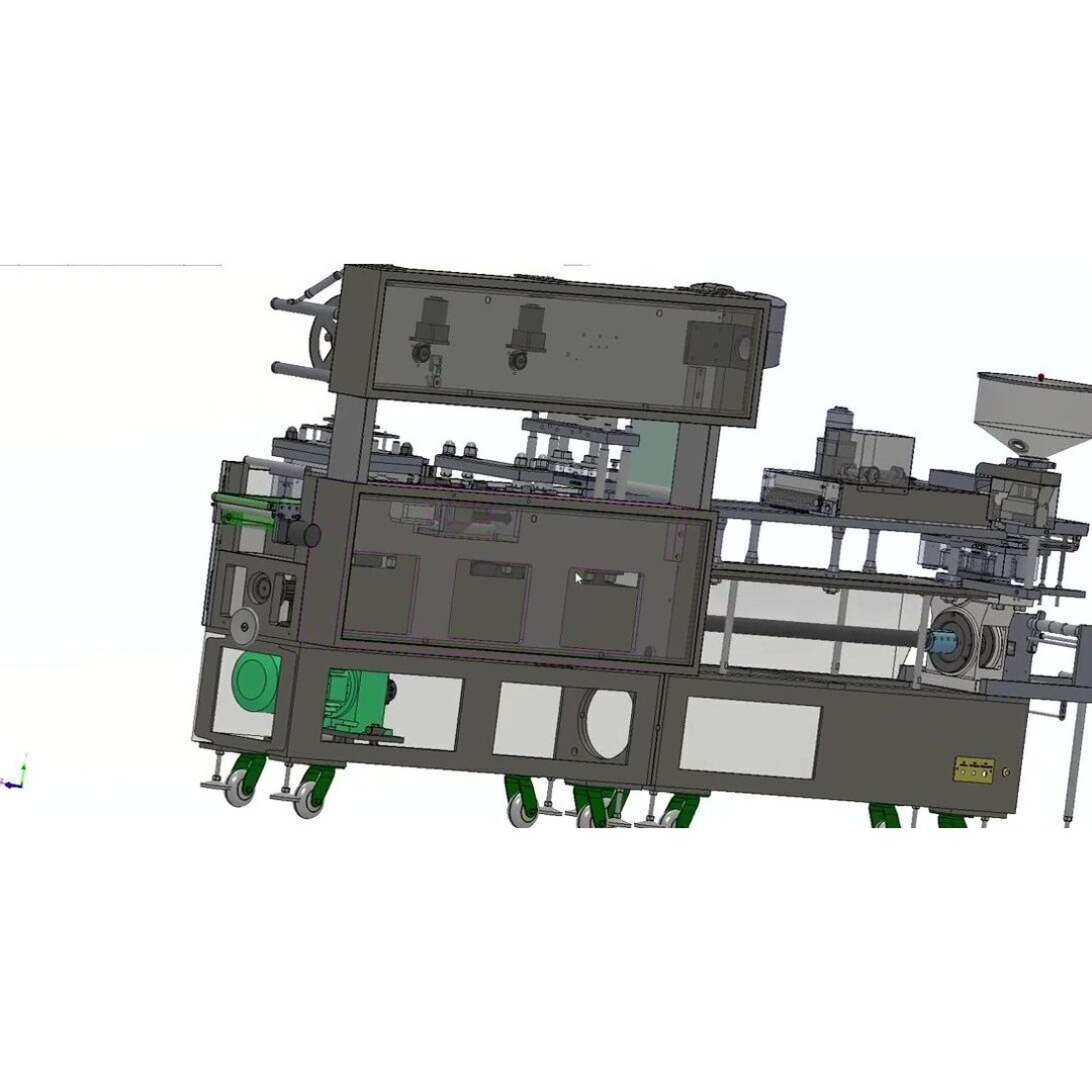 Aluminium Blister Packing Machine 3D Model – Industrial Packaging Asset - View 18