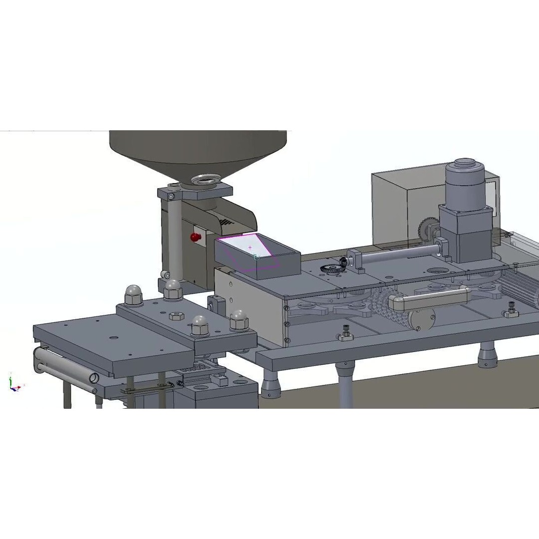 Aluminium Blister Packing Machine 3D Model – Industrial Packaging Asset - View 9