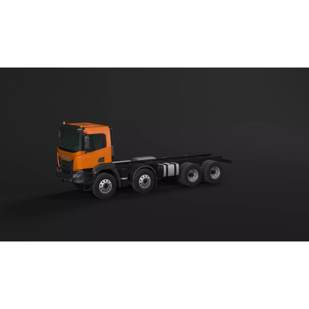 Iveco Stralis X-WAY 3D Model – High Poly Truck Asset, PBR Textures - View 11