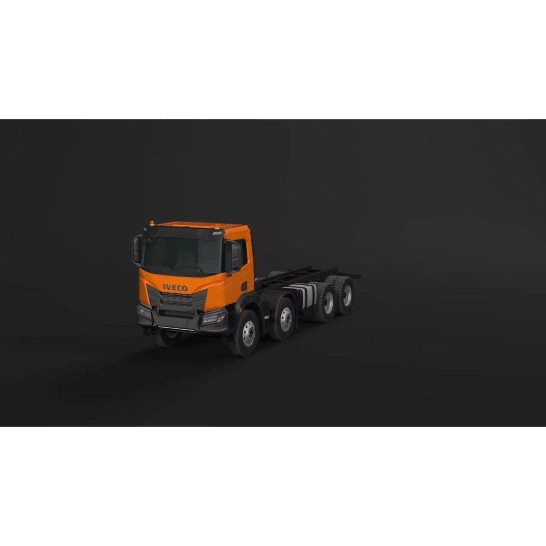 Iveco Stralis X-WAY 3D Model – High Poly Truck Asset, PBR Textures - View 12