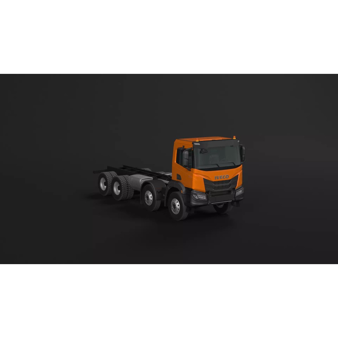 Iveco Stralis X-WAY 3D Model – High Poly Truck Asset, PBR Textures - View 14