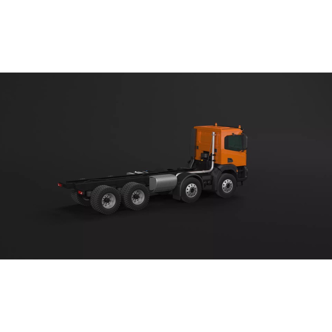 Iveco Stralis X-WAY 3D Model – High Poly Truck Asset, PBR Textures - View 17