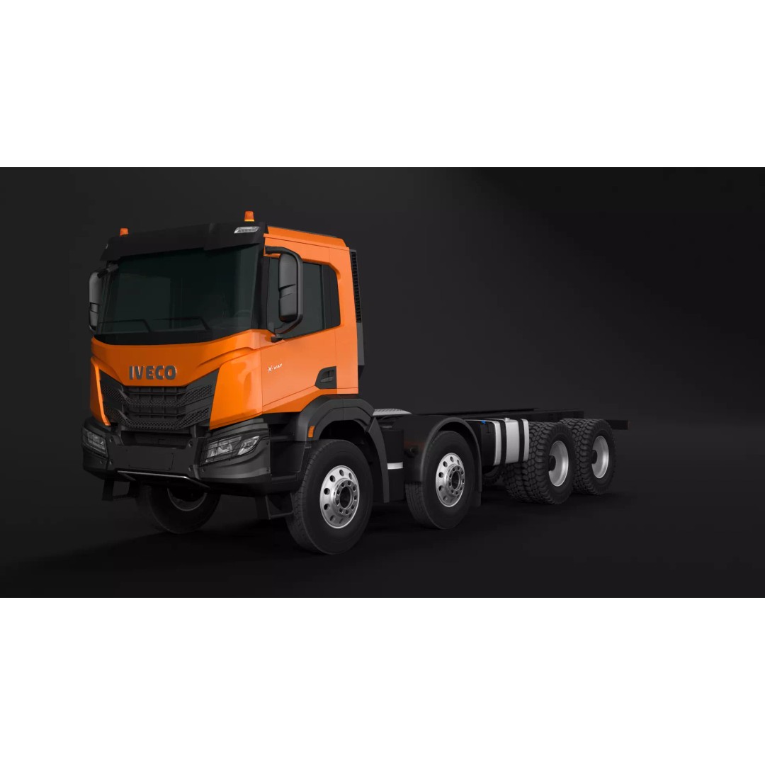 Iveco Stralis X-WAY 3D Model – High Poly Truck Asset, PBR Textures - View 2