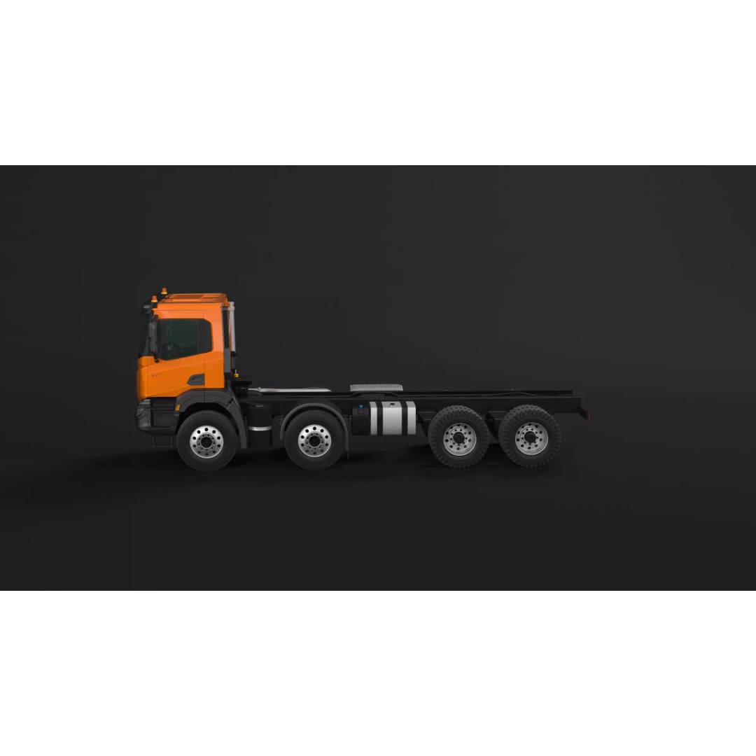 Iveco Stralis X-WAY 3D Model – High Poly Truck Asset, PBR Textures - View 22