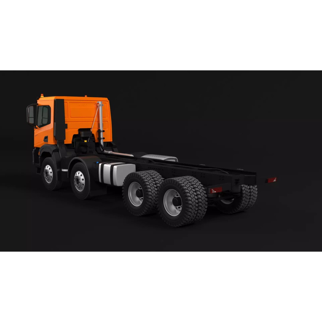 Iveco Stralis X-WAY 3D Model – High Poly Truck Asset, PBR Textures - View 4