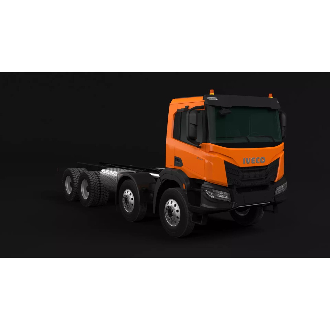 Iveco Stralis X-WAY 3D Model – High Poly Truck Asset, PBR Textures - View 5