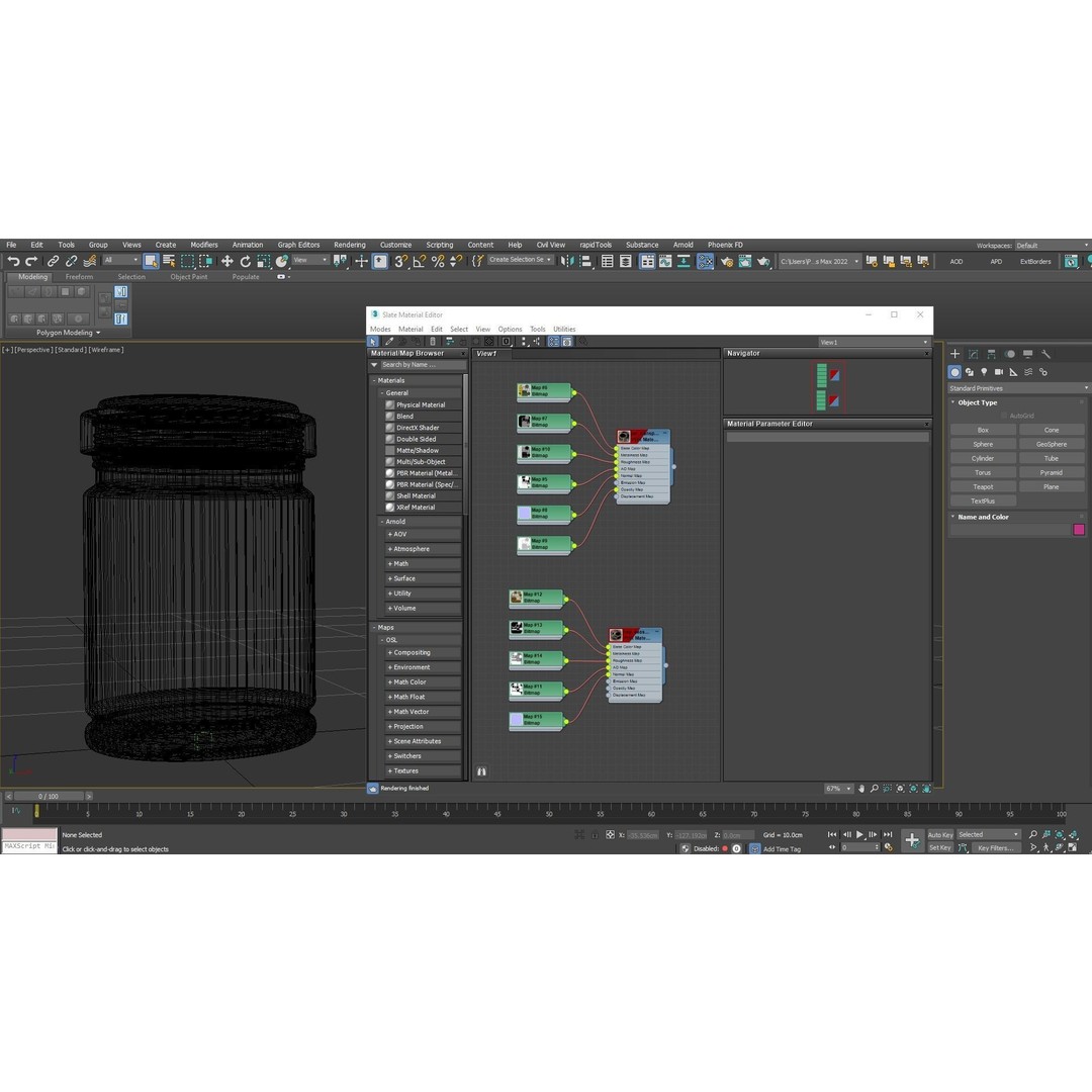 Natural Seasoning Spice Jar 3D Model – Low Poly PBR Kitchen Asset, FBX - View 10