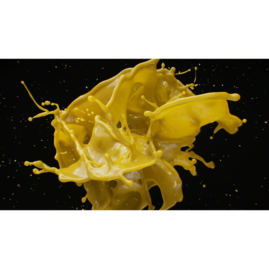 Splash Explosion 3D Model – Animated Fluid Simulation, Alembic - View 3