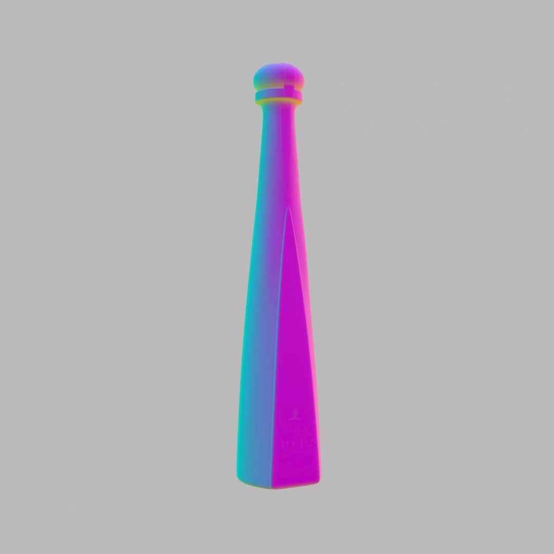 Tequila Don Julio 1942 3D Model – High Fidelity Beverage Asset, FBX - View 10