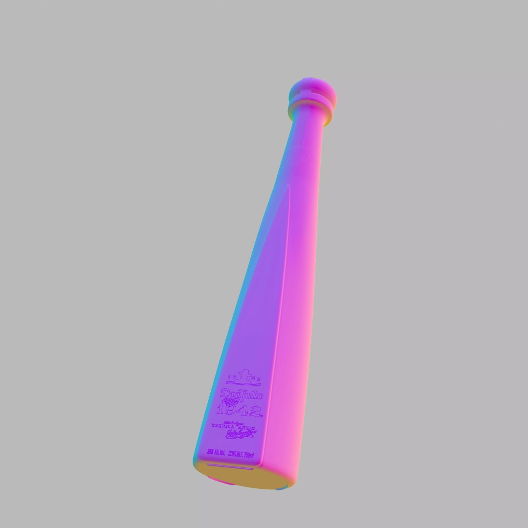 Tequila Don Julio 1942 3D Model – High Fidelity Beverage Asset, FBX - View 9