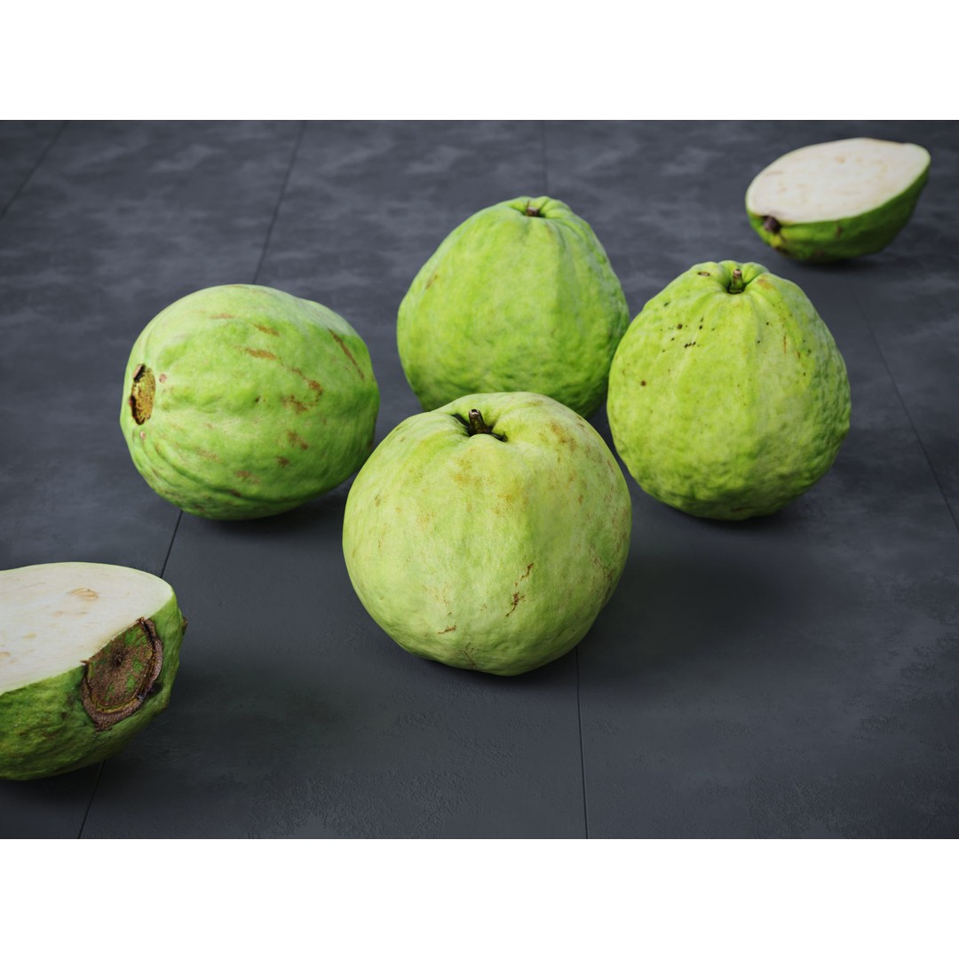 Guava 3D Model – High Poly Photogrammetry Asset, FBX & OBJ - View 5