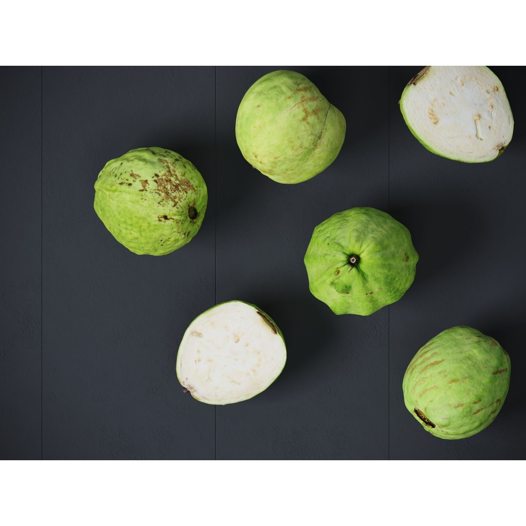 Guava 3D Model – High Poly Photogrammetry Asset, FBX & OBJ - View 9