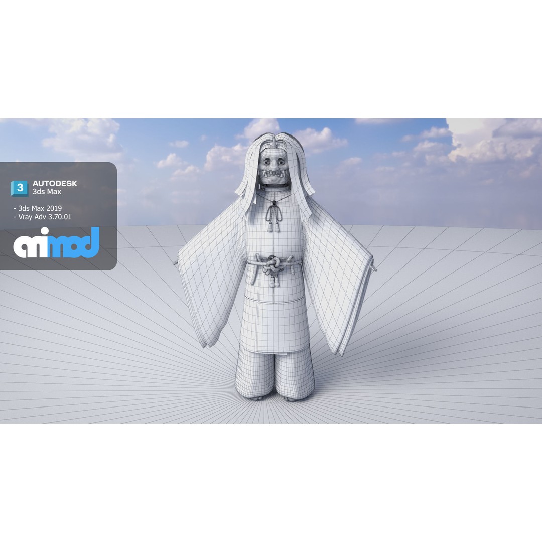 Spicy Fried Chicken Vendor 3D Model – Game Ready PBR Asset, FBX - View 12