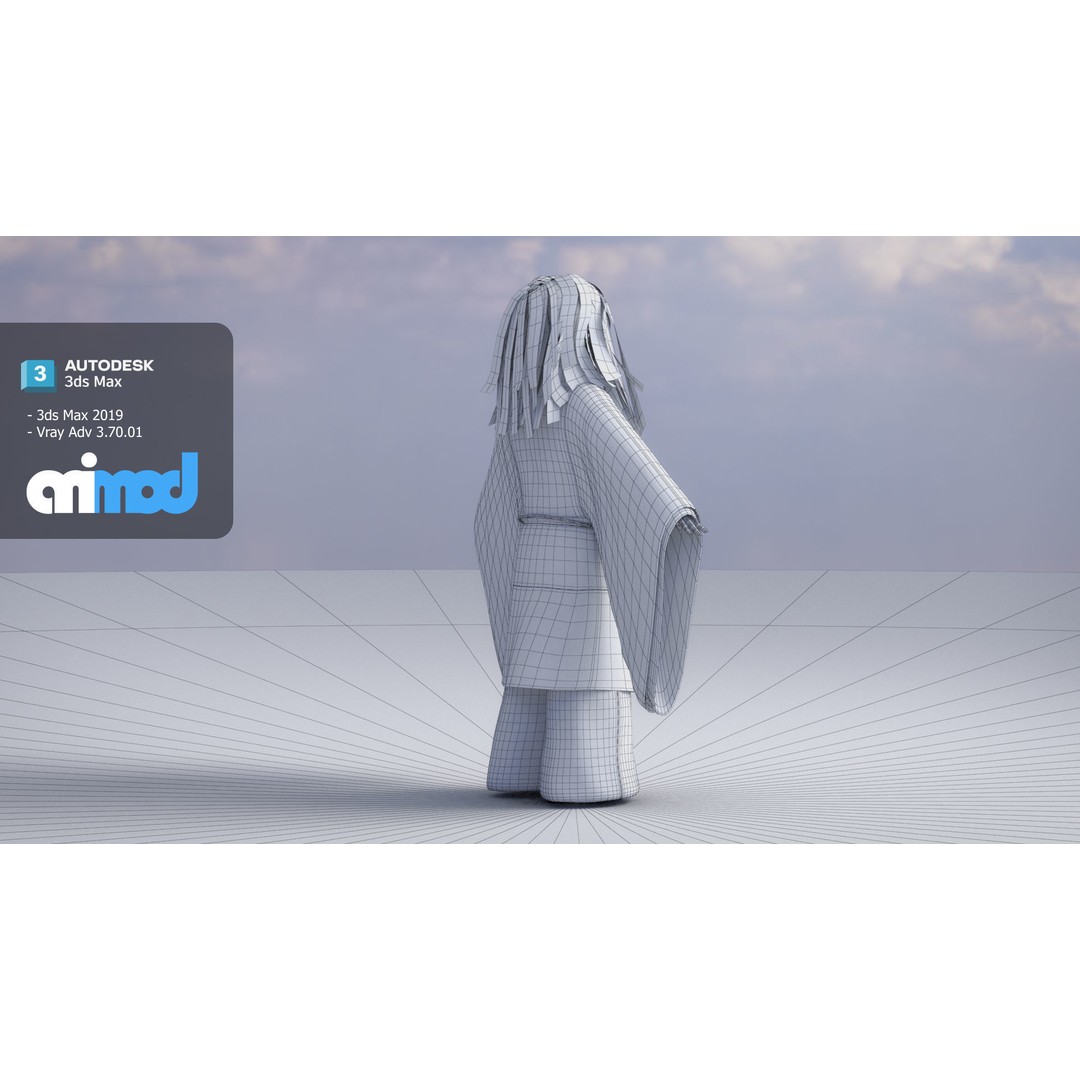 Spicy Fried Chicken Vendor 3D Model – Game Ready PBR Asset, FBX - View 18