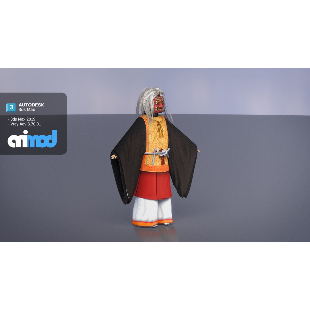 Spicy Fried Chicken Vendor 3D Model – Game Ready PBR Asset, FBX - View 4