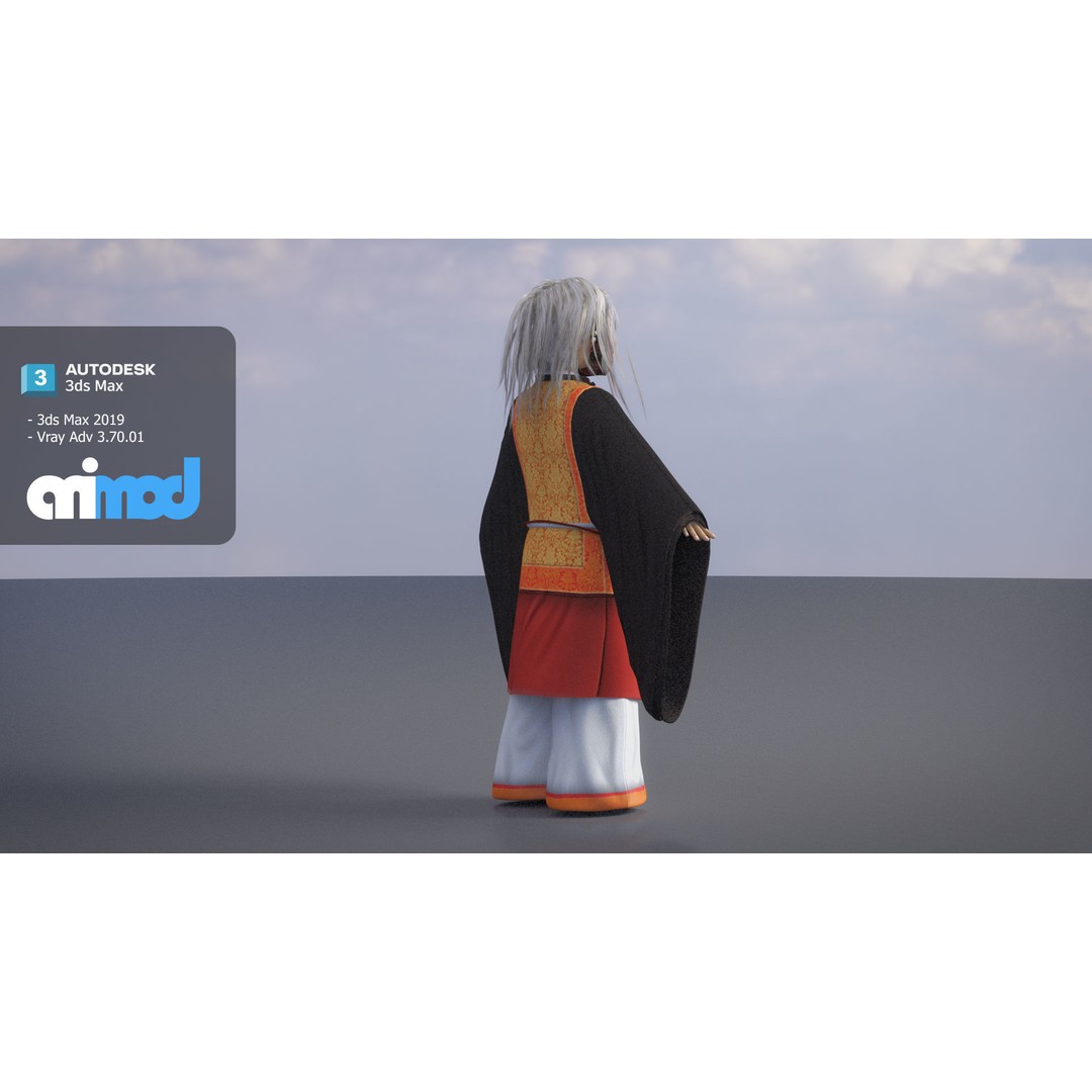 Spicy Fried Chicken Vendor 3D Model – Game Ready PBR Asset, FBX - View 8