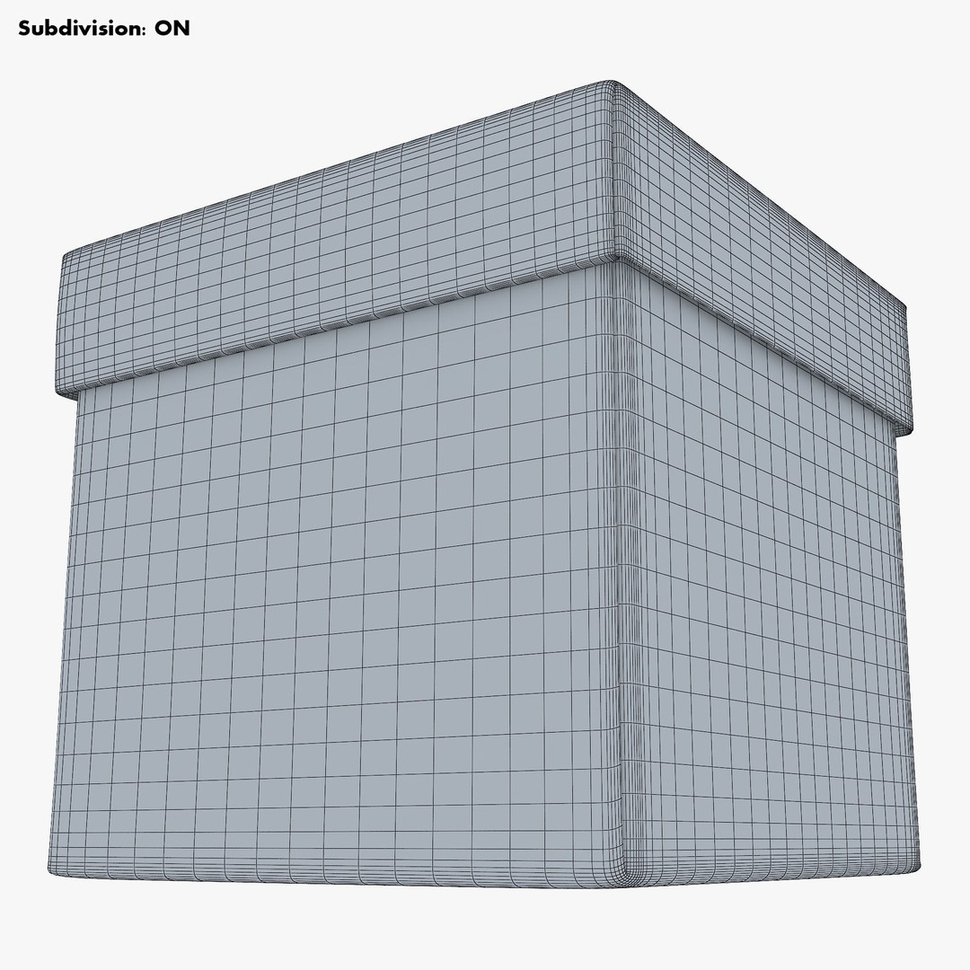Cardboard Box 3D Model – High Poly PBR Asset, FBX, OBJ - View 11