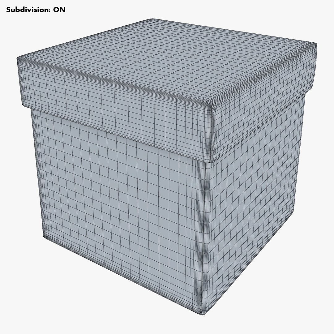 Cardboard Box 3D Model – High Poly PBR Asset, FBX, OBJ - View 9