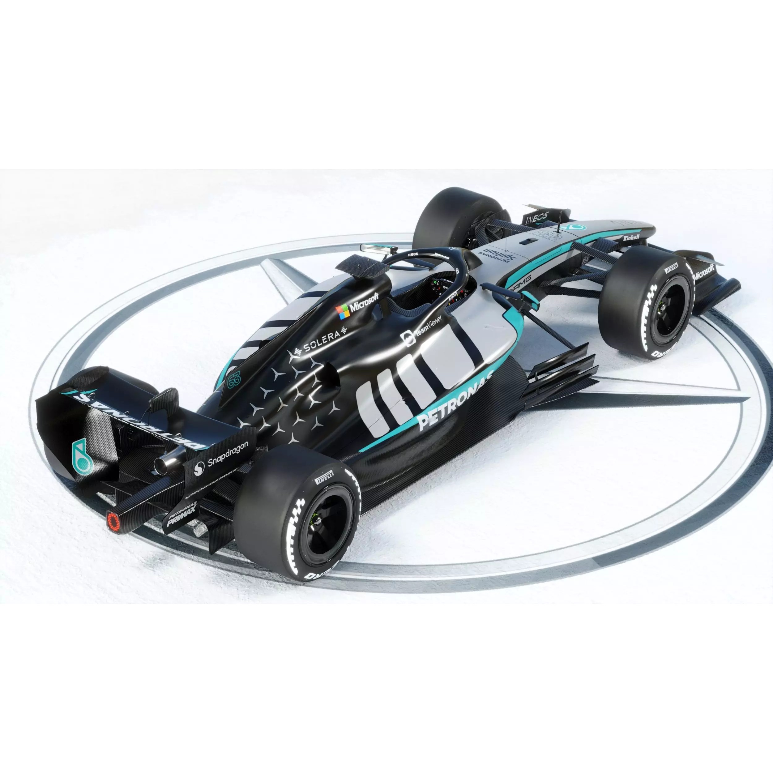 Mercedes-Benz W17 2026 - Game-Ready 3D Model - View 18