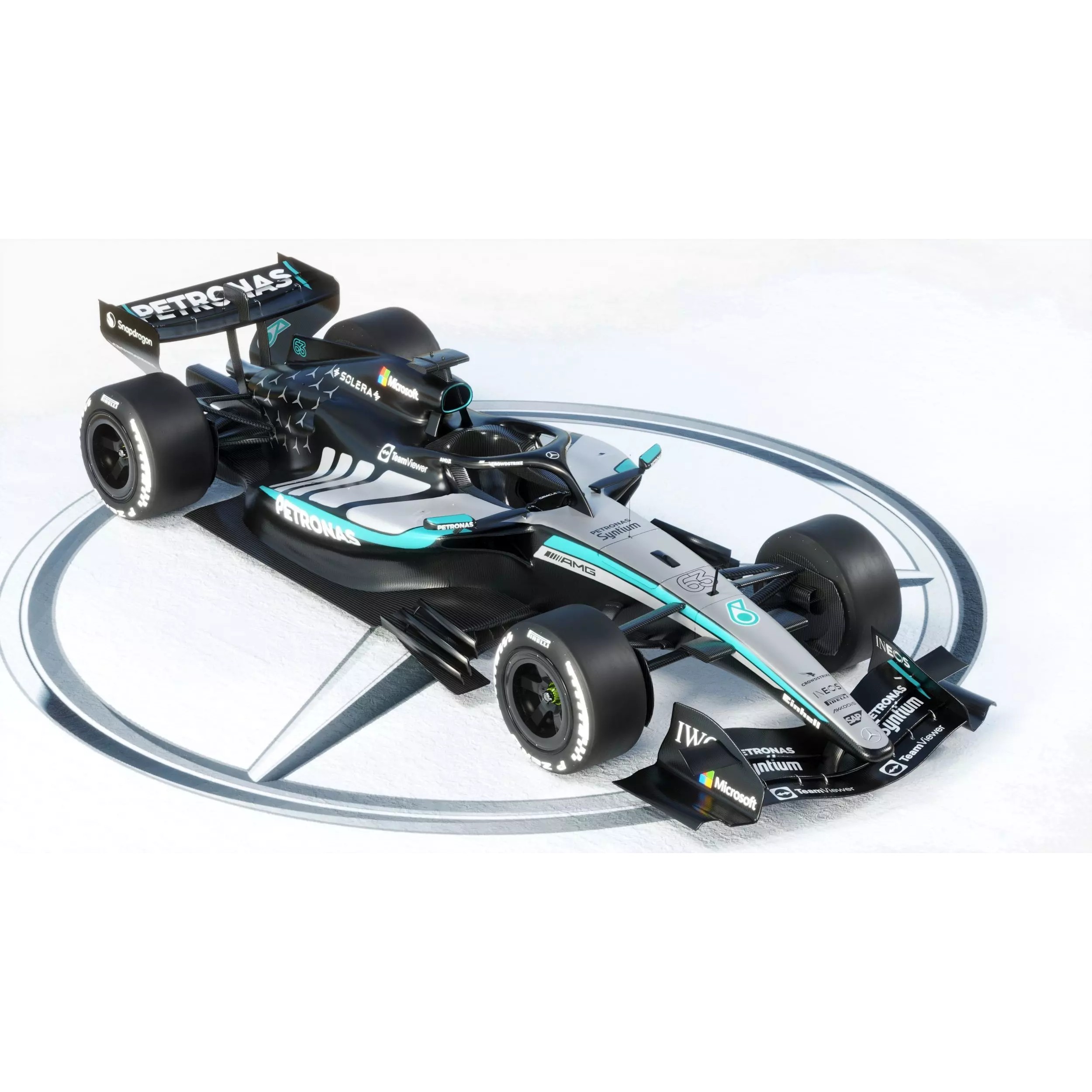 Mercedes-Benz W17 2026 - Game-Ready 3D Model - View 19