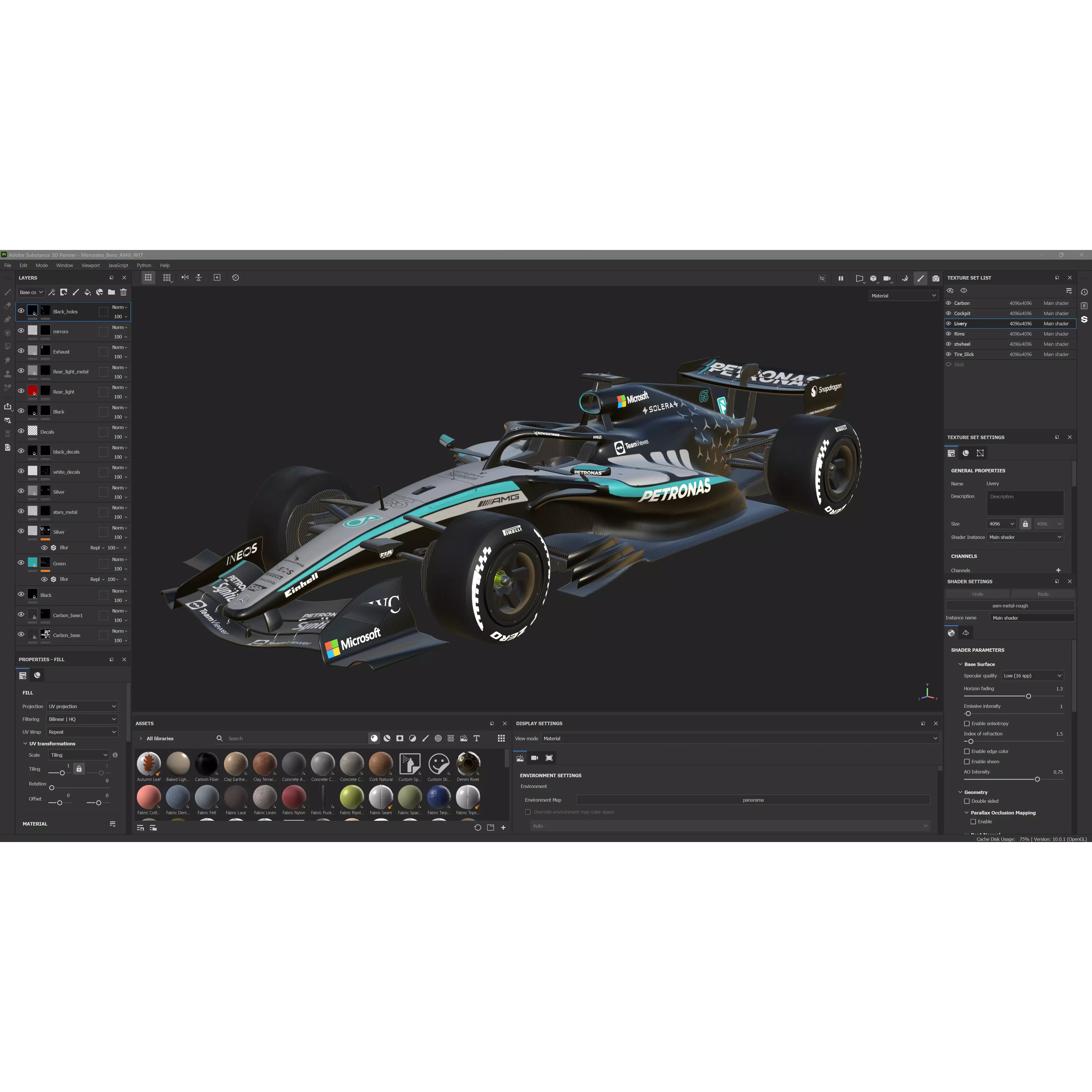 Mercedes-Benz W17 2026 - Game-Ready 3D Model - View 24