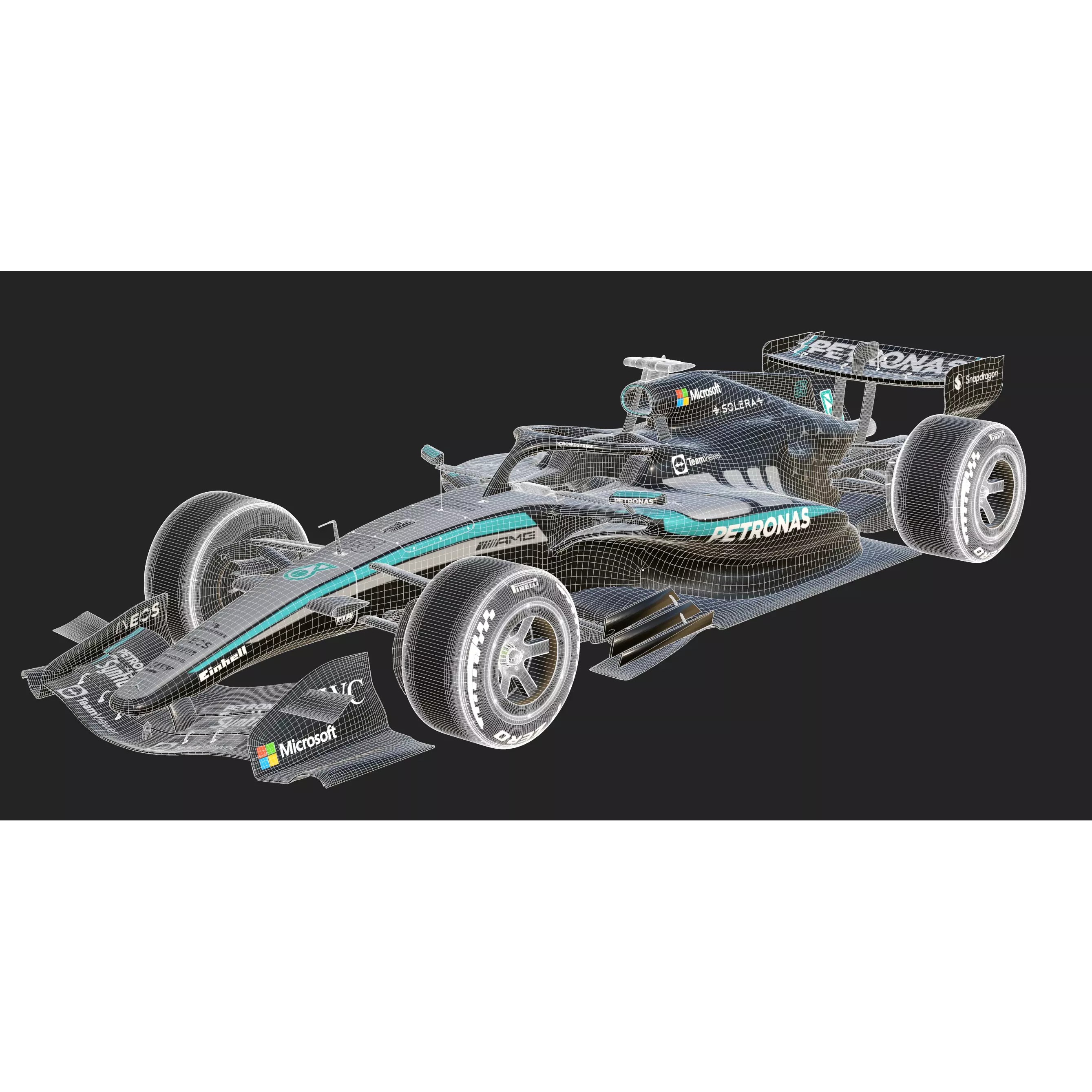 Mercedes-Benz W17 2026 - Game-Ready 3D Model - View 25