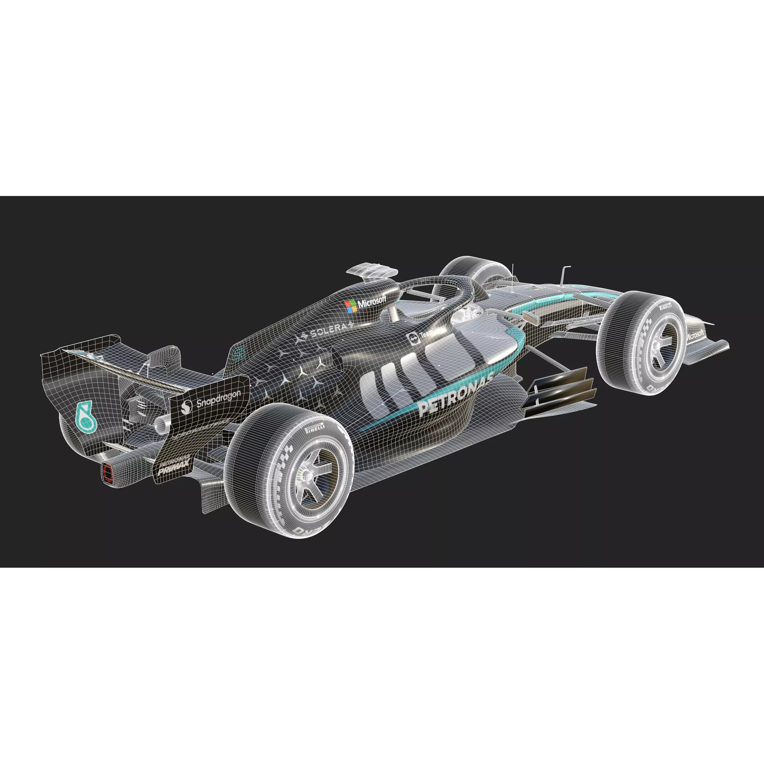 Mercedes-Benz W17 2026 - Game-Ready 3D Model - View 26