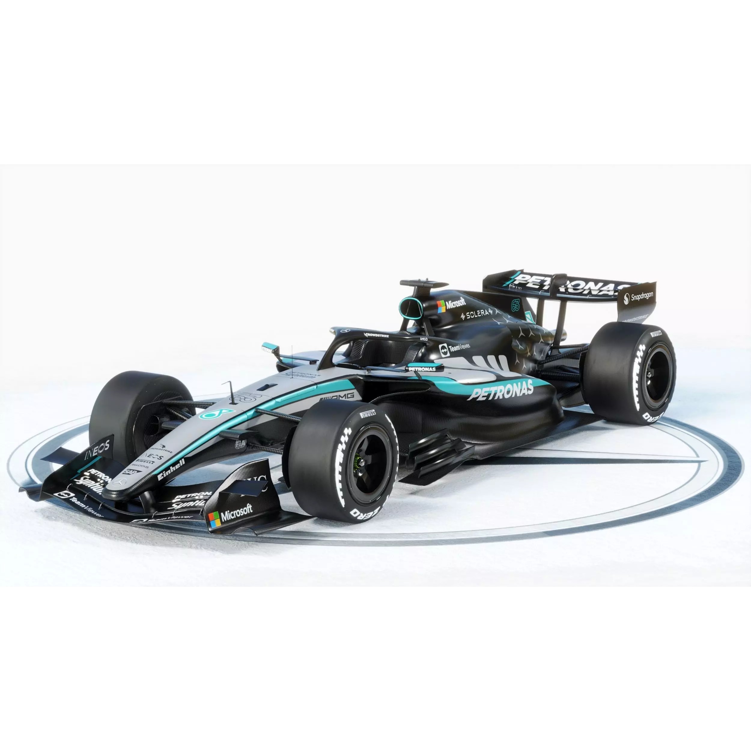 Mercedes-Benz W17 2026 - Game-Ready 3D Model - View 3