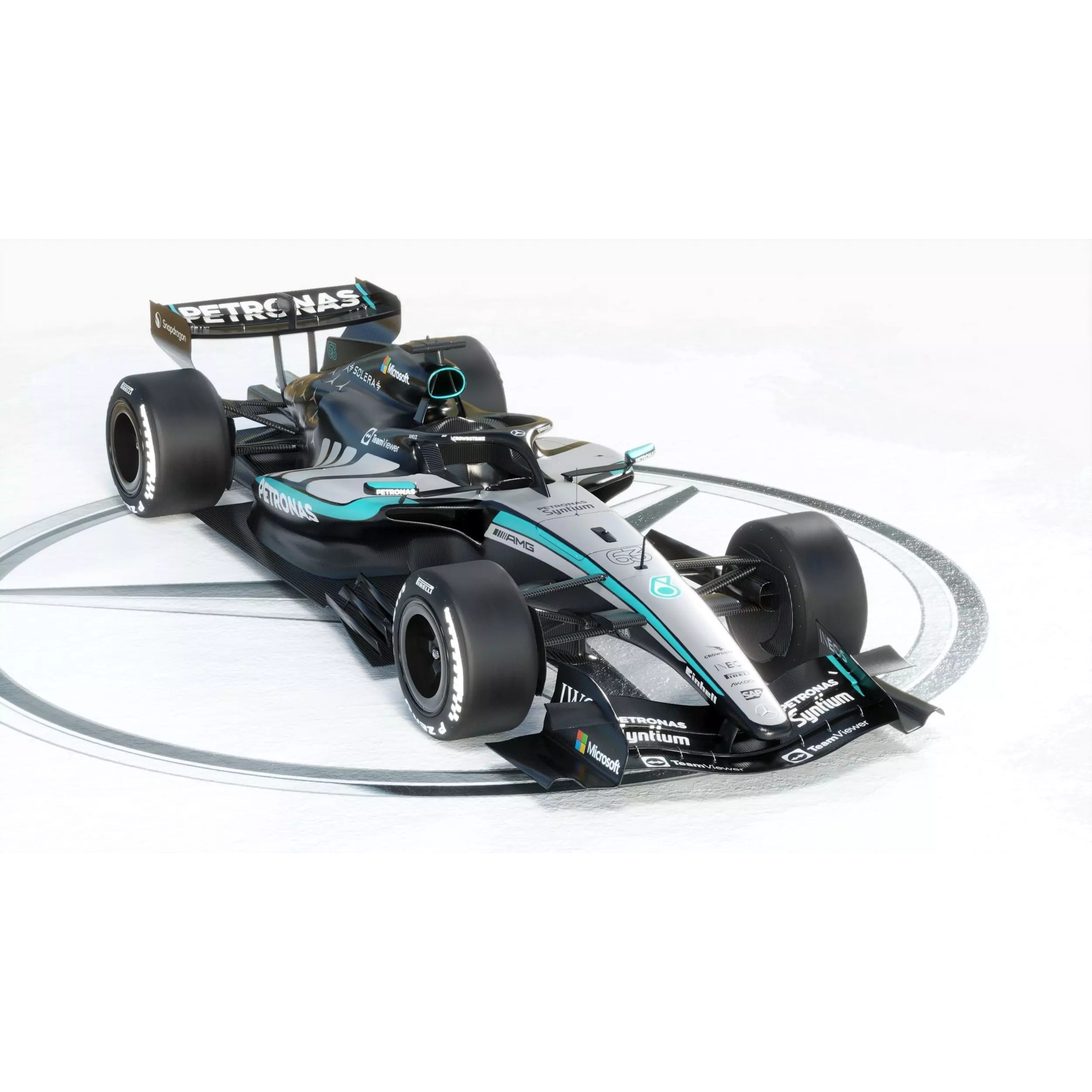 Mercedes-Benz W17 2026 - Game-Ready 3D Model - View 7