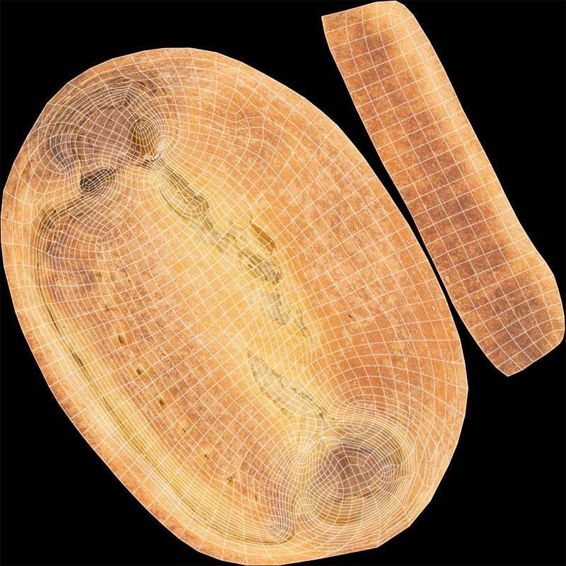 Hot Dog 3D Model – Low Poly Food Asset, FBX, Blender Ready - View 16