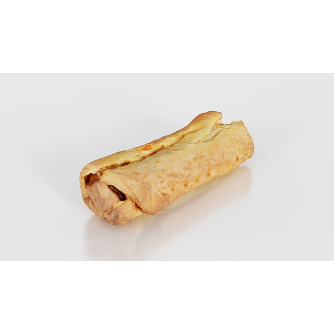 Hot Dog 3D Model – Low Poly Food Asset, FBX, Blender Ready - View 17