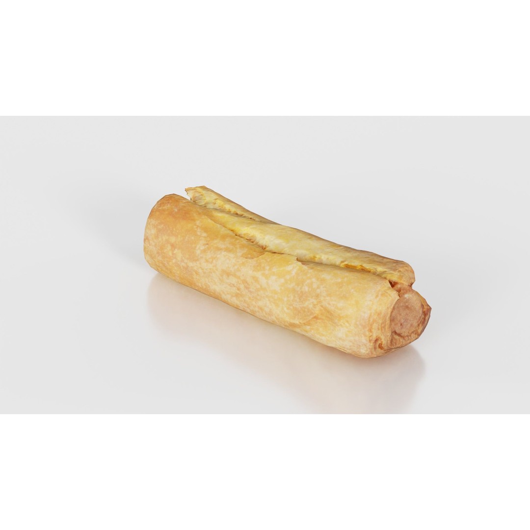 Hot Dog 3D Model – Low Poly Food Asset, FBX, Blender Ready - View 20