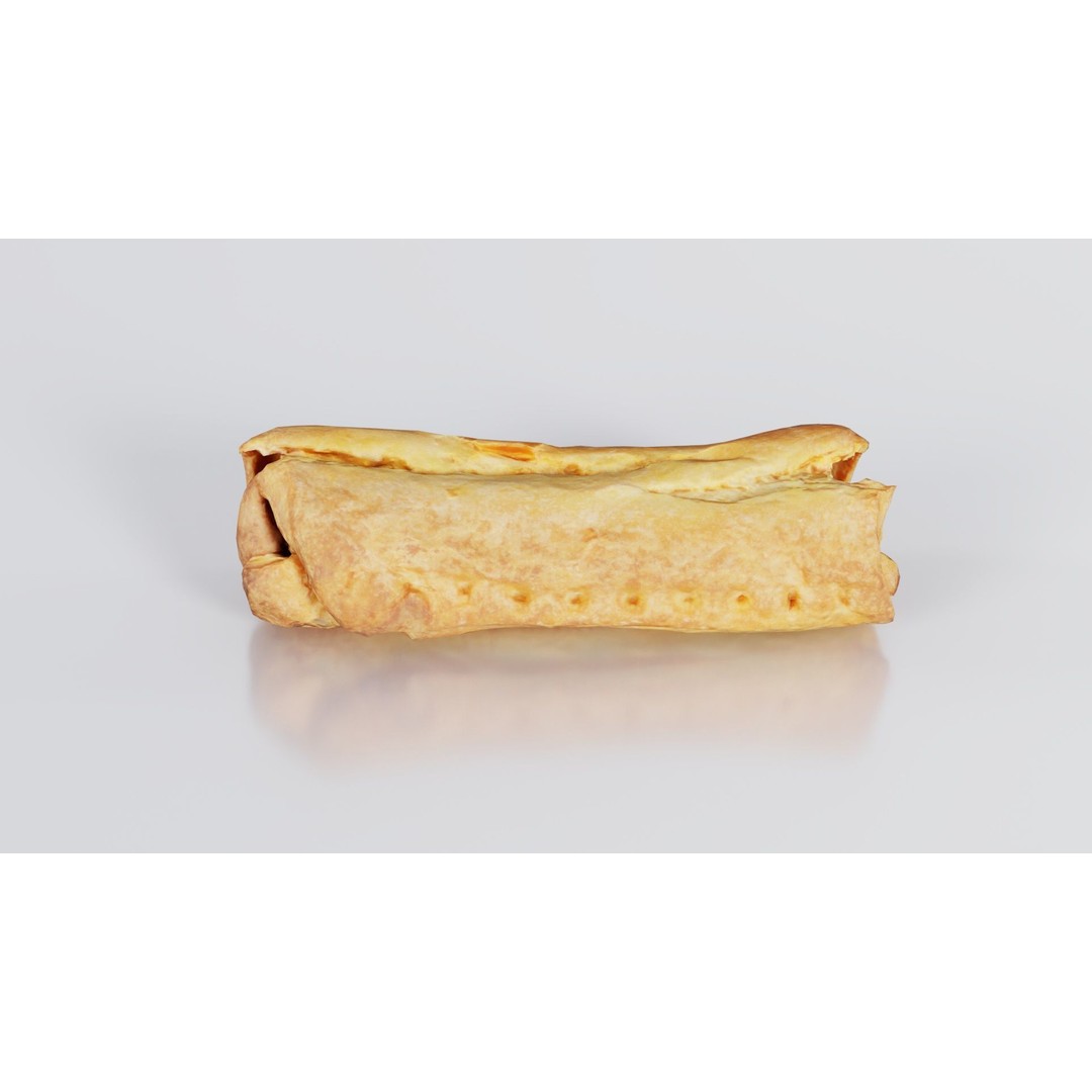 Hot Dog 3D Model – Low Poly Food Asset, FBX, Blender Ready - View 3